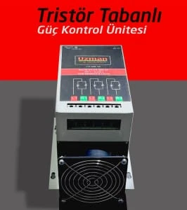 Trist&ouml;r tabanlı g&uuml;&ccedil; kontrol &uuml;nitesinin fan ve &ouml;n panel g&ouml;r&uuml;n&uuml;m&uuml;
